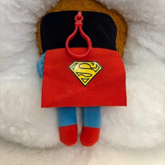 DC Justice League Superman Clip on Square Plush Keychain 2017 (SKU: 282TO) - Picture 2 of 6